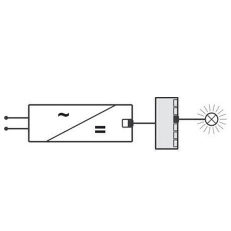 Distribuidor Loox5 6‑vías Monocromo/Multiblanco Hafele 12 V 60 W IP20 833.95.786