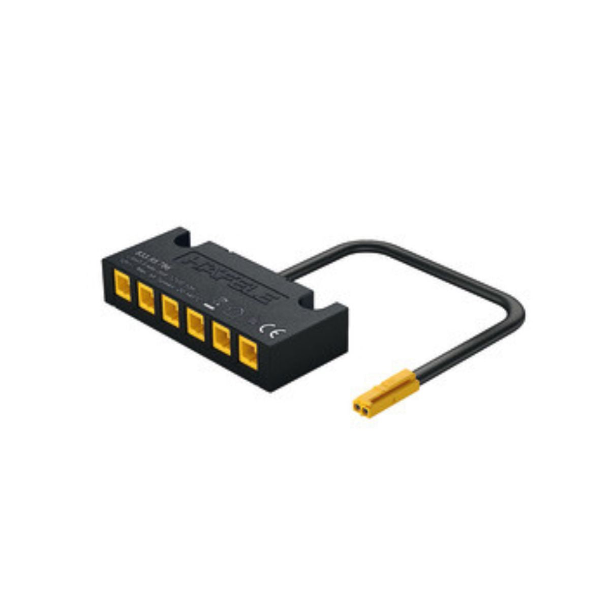 Distribuidor Loox5 6‑vías Monocromo/Multiblanco Hafele 12 V 60 W IP20 833.95.786