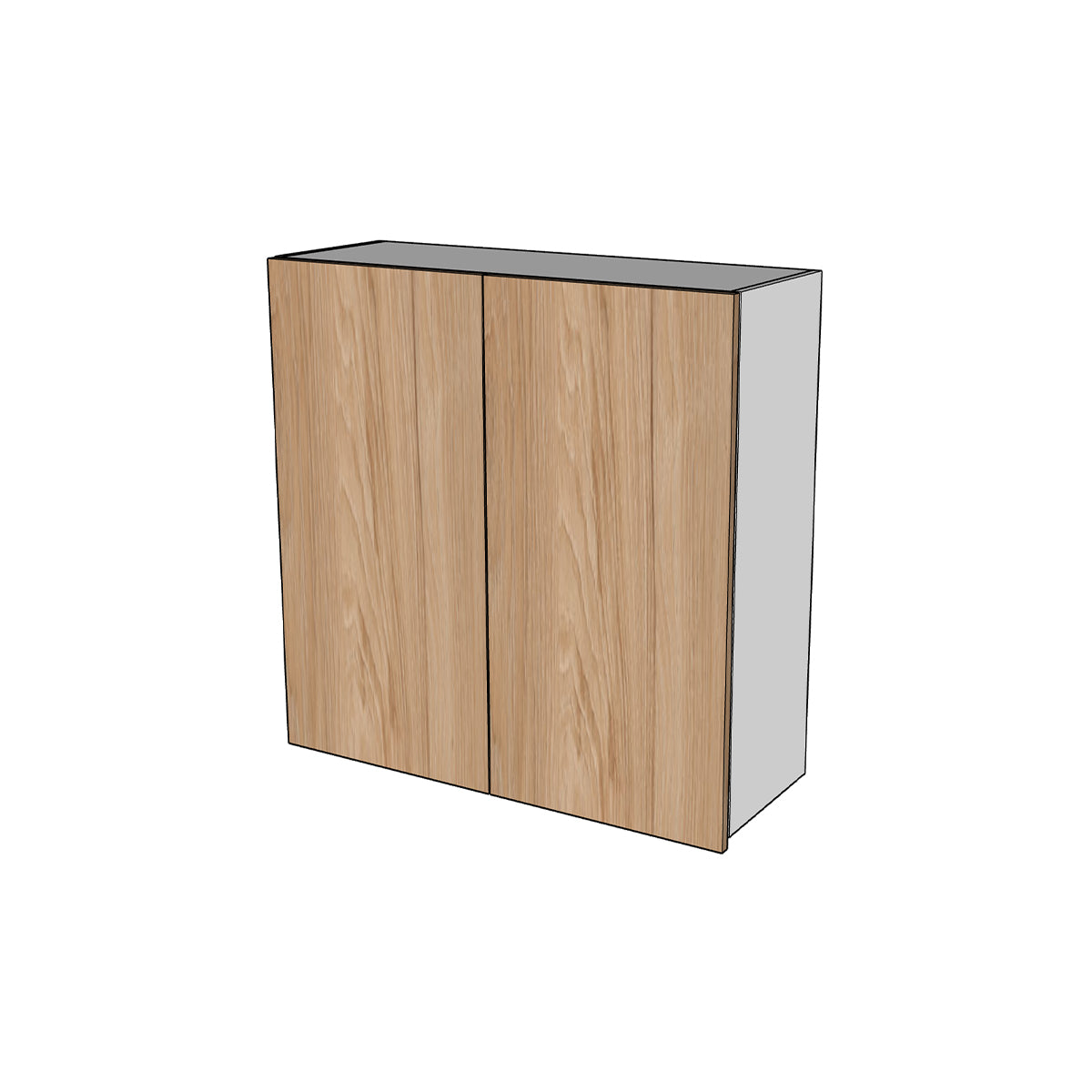 Módulo alacena intermedio cocina doble puerta abatible cierre suave 90x80cm doble entrepaño Textura
