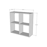 Módulo alacena intermedio cocina doble puerta abatible cierre suave 90x80cm doble entrepaño Textura