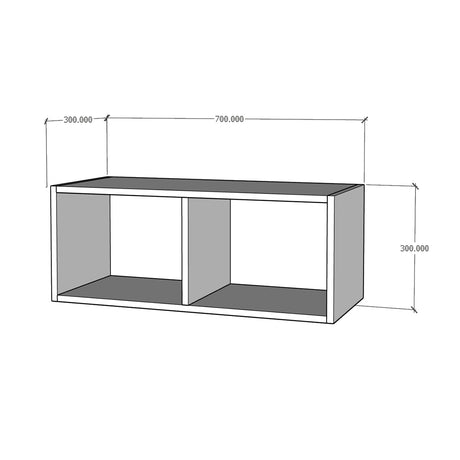 Módulo alacena intermedio cocina puerta levadiza con brazo 70 x 40 cm cierre suave Textura