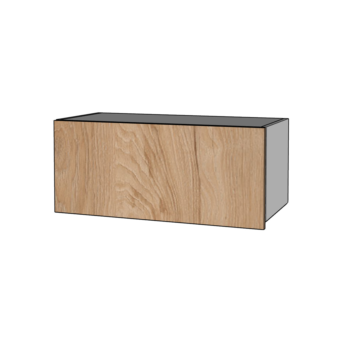 Módulo alacena intermedio cocina puerta levadiza con brazo 70 x 40 cm cierre suave Textura