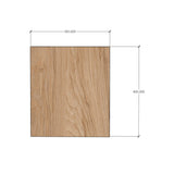 Vista vertical para Módulo superior 40 cm alto x 35 cm de fondo enchapado 4 lados Textura