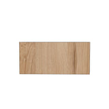 Vista vertical para Módulo superior camapana 16 cm alto x 35 cm de fondo enchapado 4 lados Textura