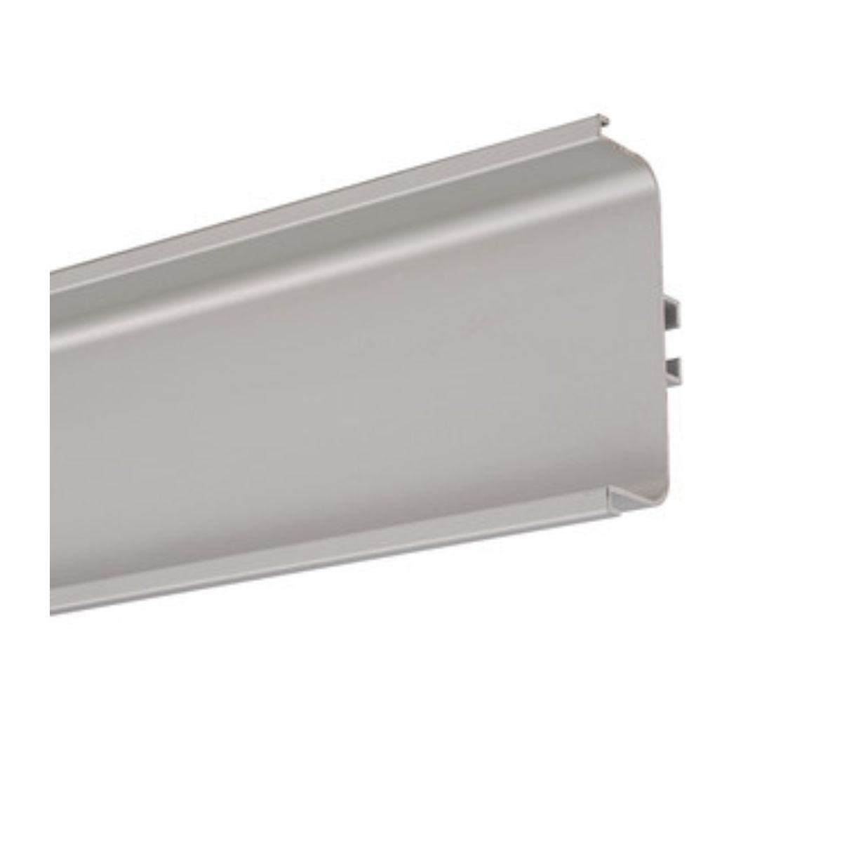 Perfil Gola C Plata Mate Hafele tramo 400 cm 115.70.651