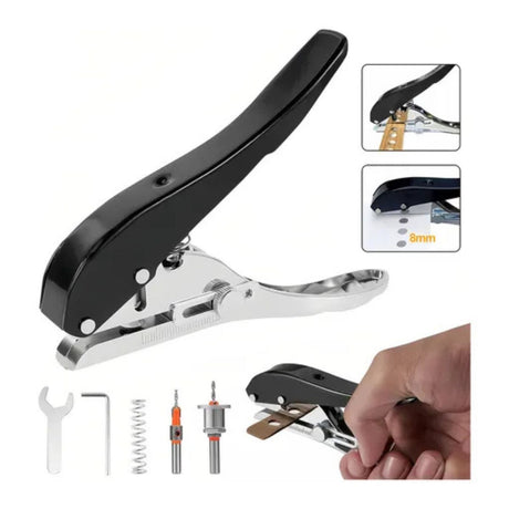 Juego De Perforadora 8Mm Broca Para Carpintería Melamina