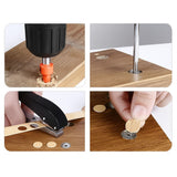Juego De Perforadora 8Mm Broca Para Carpintería Melamina